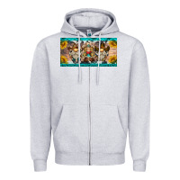 Heather Grey western gnome license plate Zipper Hoodie - BarkalooDesign