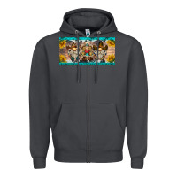 Smoke western gnome license plate Zipper Hoodie - BarkalooDesign