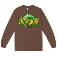 Chestnut St. Patrick's Day lucky Long Sleeve Tee - FaDigitalArtStudio