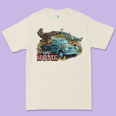 Truck Usa Country Road Take Me Home 4th Of July Premium Tee Designed By Howdyjamesfarm