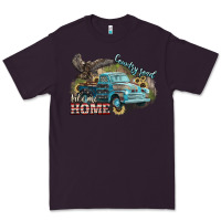 Plum Truck USA country road take me home 4th of july Premium Tee - HowdyJamesFarm