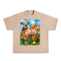 Burro farm animals wagon olivia Urban Heavy Tee - OliviaCreatesArt