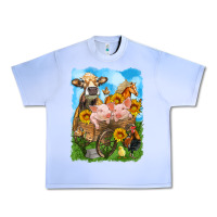 Grape Ice farm animals wagon olivia Urban Heavy Tee - OliviaCreatesArt