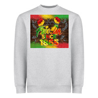 Heather Grey free ish since 1865 Heavyweight Sweatshirt - BarkalooDesign