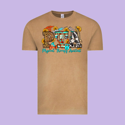 Physical Therapy Assistant Olivia Vintage Tee Designed By Oliviacreatesart
