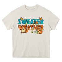 Cream Fall Heavy Core Tee - texasbilliewilder