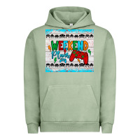 Pigment Oil Green weekend plans Urban Hoodie - JahusDesignShop