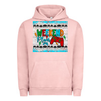 Pigment Salmon weekend plans Urban Hoodie - JahusDesignShop