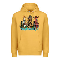Mustard merry christmas y'all christmas trees Premium Hoodie - CowhideDigitalArt