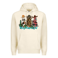 Tofu merry christmas y'all christmas trees Premium Hoodie - CowhideDigitalArt