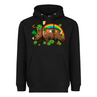 Black st patricks bear ado Heavyweight Hoodie - AdoDesignShop