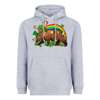 Heather Grey st patricks bear ado Heavyweight Hoodie - AdoDesignShop