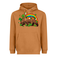 Meerkat st patricks bear ado Heavyweight Hoodie - AdoDesignShop