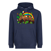 Navy st patricks bear ado Heavyweight Hoodie - AdoDesignShop