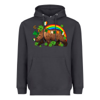 Smoke st patricks bear ado Heavyweight Hoodie - AdoDesignShop