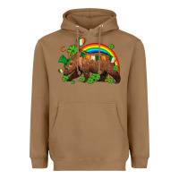 Toasted Coconut st patricks bear ado Heavyweight Hoodie - AdoDesignShop