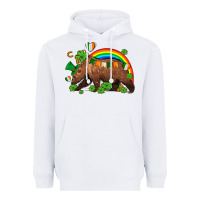 White st patricks bear ado Heavyweight Hoodie - AdoDesignShop