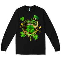 Black St. Patrick's Day lip Long Sleeve Tee - FaDigitalArtStudio