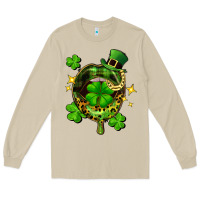 Mushroom St. Patrick's Day lip Long Sleeve Tee - FaDigitalArtStudio