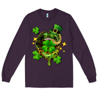 Plum St. Patrick's Day lip Long Sleeve Tee - FaDigitalArtStudio