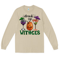 Mushroom drink up withces halloween Long Sleeve Tee - RanaPortraitStore