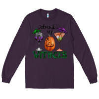 Plum drink up withces halloween Long Sleeve Tee - RanaPortraitStore