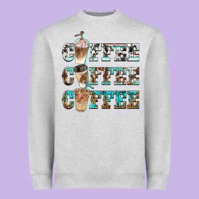Western Coffees Heavyweight Sweatshirt Designed By Barkaloodesign