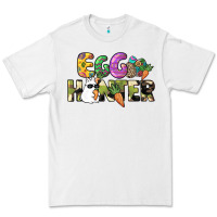 White Egg hunter Easter Day Premium Tee - HowdyJamesFarm