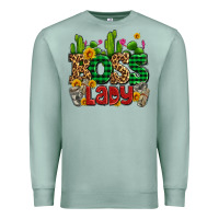 Seafoam boss lady with money and cactus Premium Sweatshirt - AdoDesignShop