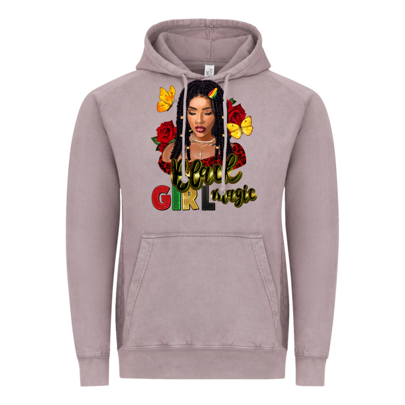 Black Girl Magic Vintage Hoodie by FaDigitalArtStudio | Teevron
