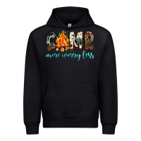 Black camp more worry less Urban Hoodie - JahusDesignShop