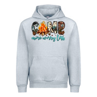 Heather Grey camp more worry less Urban Hoodie - JahusDesignShop