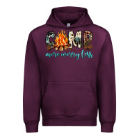 Mauve Wine camp more worry less Urban Hoodie - JahusDesignShop