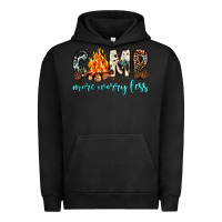 Pigment Black camp more worry less Urban Hoodie - JahusDesignShop