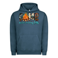 Pigment Midnight Navy camp more worry less Urban Hoodie - JahusDesignShop