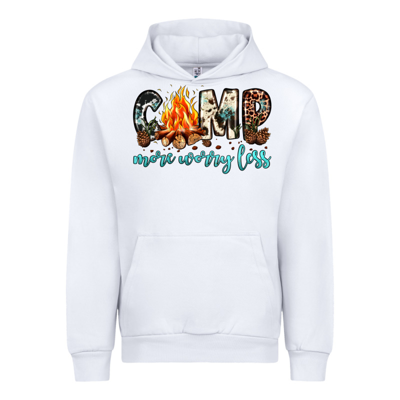 Camp More Worry Less Urban Hoodie by JahusDesignShop | Teevron