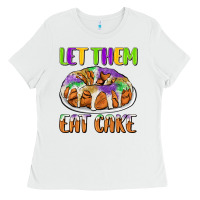White let them eat cake Ladies Tee - CowGirlArtShop