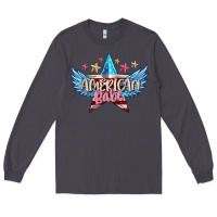 Smoke American babe Long Sleeve Tee - FaDigitalArtStudio