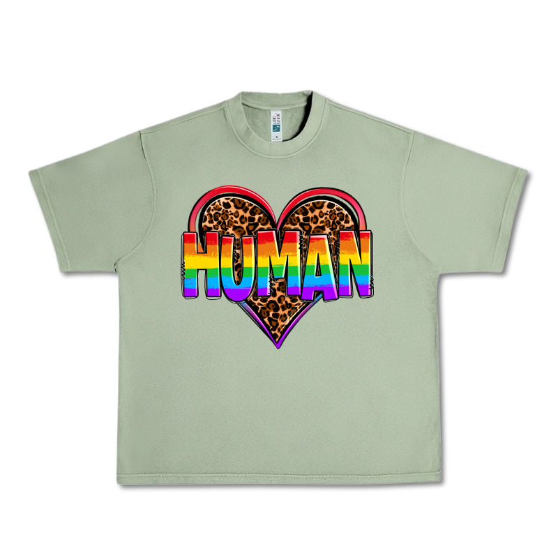 Lgbt Pride Human Urban Heavy Tee by OliviaCreatesArt | Teevron