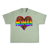 Oil Green lgbt pride human Urban Heavy Tee - OliviaCreatesArt