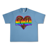 Pebble Blue lgbt pride human Urban Heavy Tee - OliviaCreatesArt