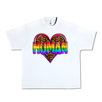 White lgbt pride human Urban Heavy Tee - OliviaCreatesArt