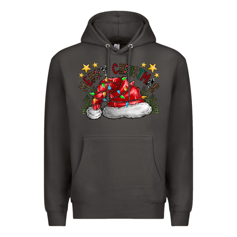 Merry Christmas Santa Premium Hoodie by CowhideDigitalArt | Teevron