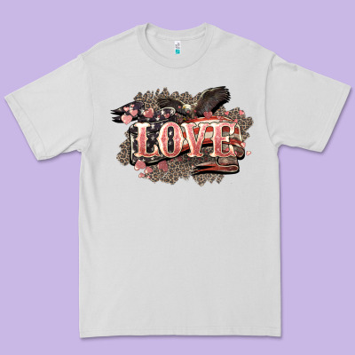 Love America 4th Of July Premium Tee Designed By Howdyjamesfarm