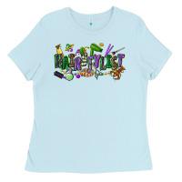 Baby Blue hairstylist mardi gras Ladies Tee - CowGirlArtShop