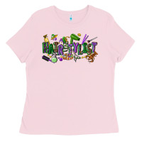 Bubblegum Pink hairstylist mardi gras Ladies Tee - CowGirlArtShop