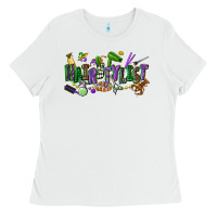 White hairstylist mardi gras Ladies Tee - CowGirlArtShop