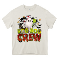 Cream Boo Boo Crew Nurse Heavy Core Tee - texasbilliewilder