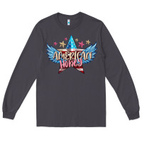 Smoke American honey 4th of july Long Sleeve Tee - FaDigitalArtStudio