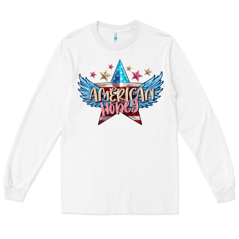 American Honey 4th Of July Long Sleeve Tee by FaDigitalArtStudio | Teevron